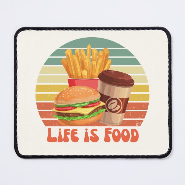 Item preview, Life Is Food | Burgers Fries And Coffee designed and sold by SpeakLifeHQ.