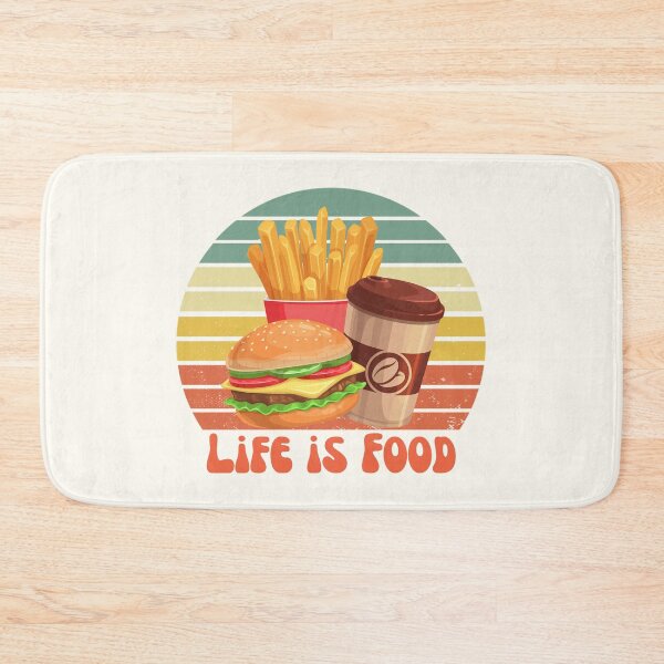 Item preview, Life Is Food | Burgers Fries And Coffee designed and sold by SpeakLifeHQ.
