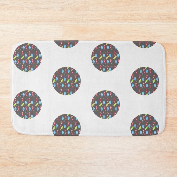 Item preview, Gray Candy Cane Circle Print  designed and sold by edwinvisuals.
