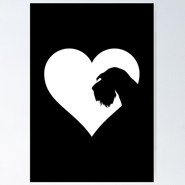 Item preview, The Heart of the Giant Schnauzer Lover designed and sold by More Cute Dogs.