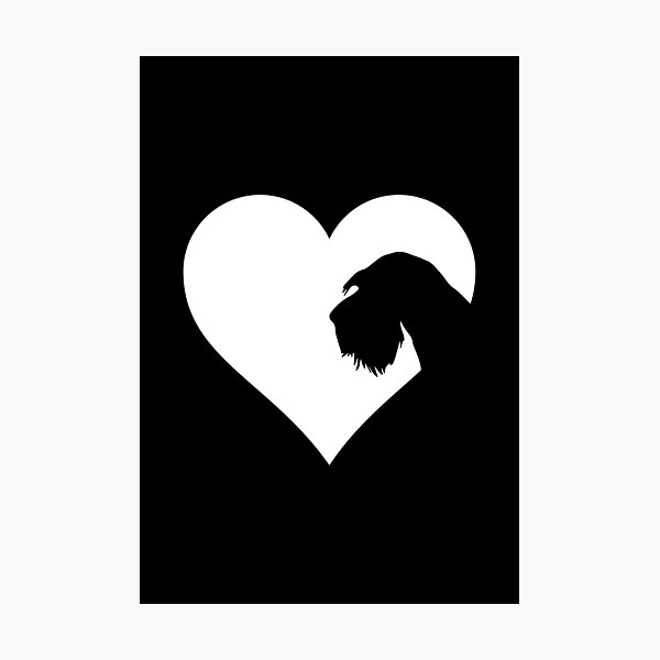 Item preview, The Heart of the Giant Schnauzer Lover designed and sold by More Cute Dogs.