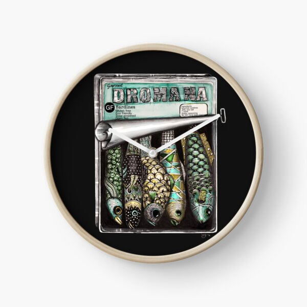 Gourmet sardines Clock