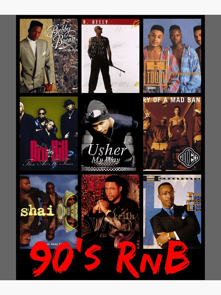 "90s R&B Classics. Classic" Poster For Sale By VictorKoelpin | Redbubble