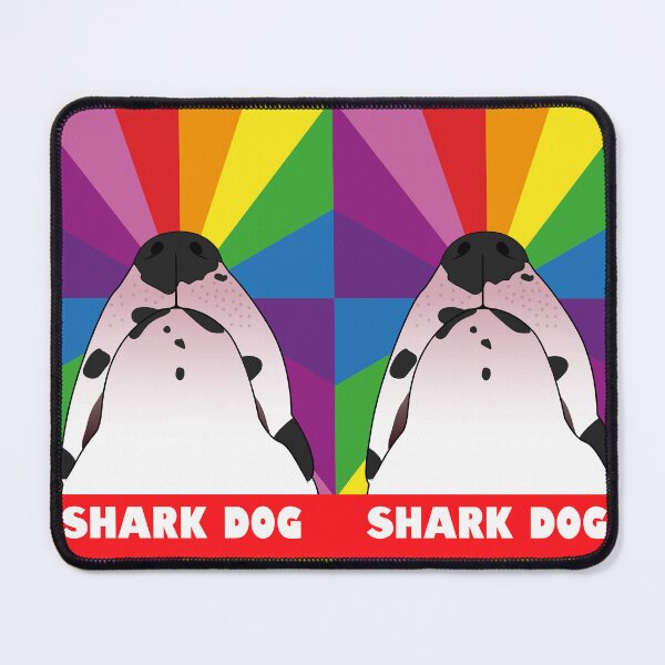 Item preview, Bull Terrier Shark Dog Rainbow designed and sold by Ranclyn.