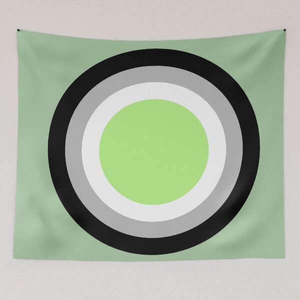 Item preview, Agender Pride Flag Circle designed and sold by kiippers.