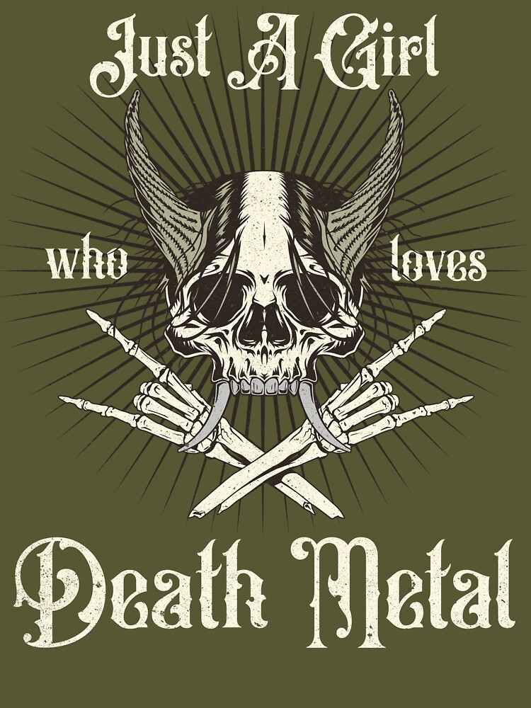 Supernatural Merchandise Just A Girl Who Loves Death Metal T-Shirt