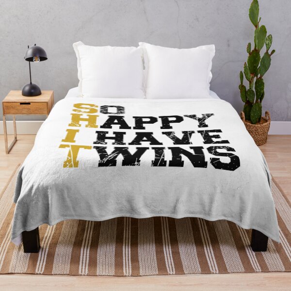 Item preview, So Happy I Have Twins Funny Mom Dad Parent Saying Slogan designed and sold by KHELISTORE.