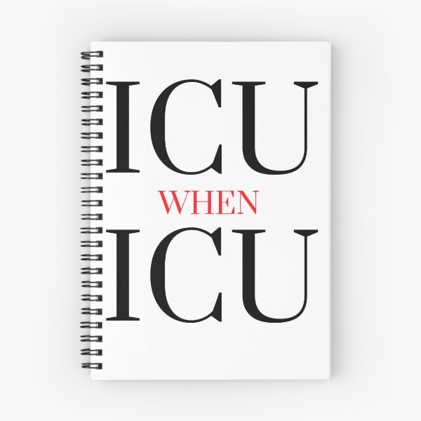 Item preview, ICU WHEN ICU (I SEE YOU WHEN I SEE YOU) designed and sold by RobbiesMusic.