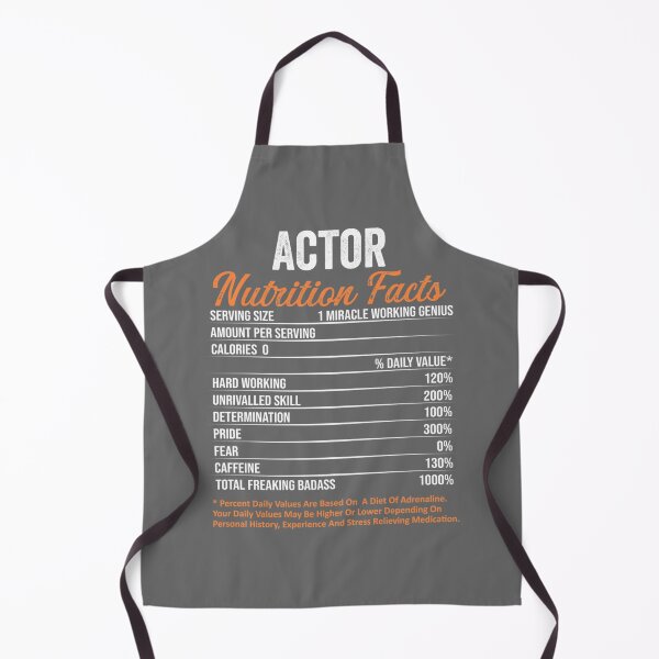 Item preview, Actor Nutrition Facts Funny Gift ideas Classic designed and sold by CamdenSipes00.