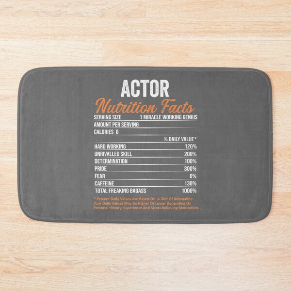 Item preview, Actor Nutrition Facts Funny Gift ideas Classic designed and sold by CamdenSipes00.
