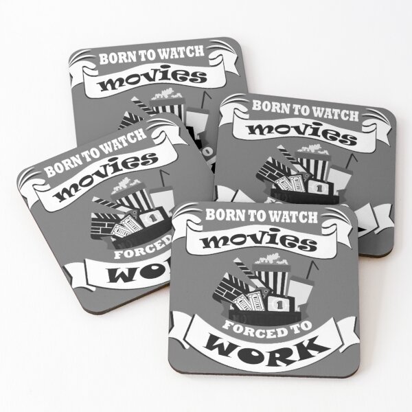 Item preview, love movies & cinema ,hate work Essential designed and sold by OpalBartell.