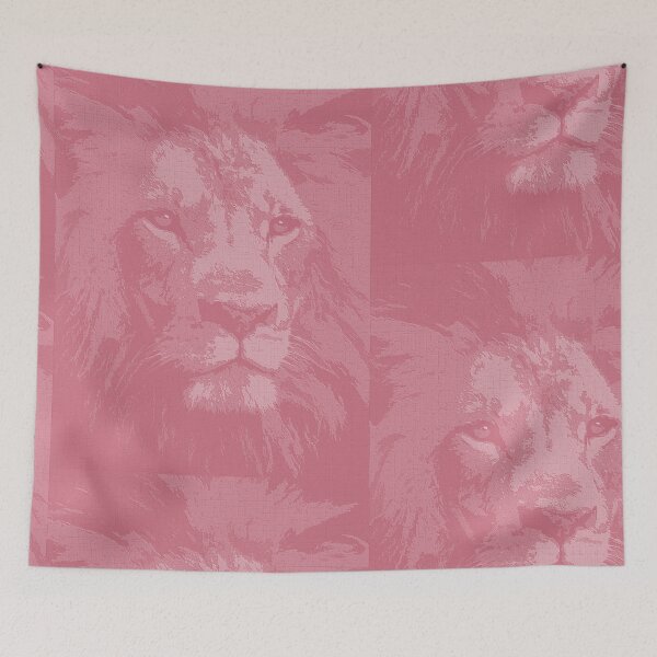 Item preview, Pink Lion Face Head designed and sold by GR-ART.