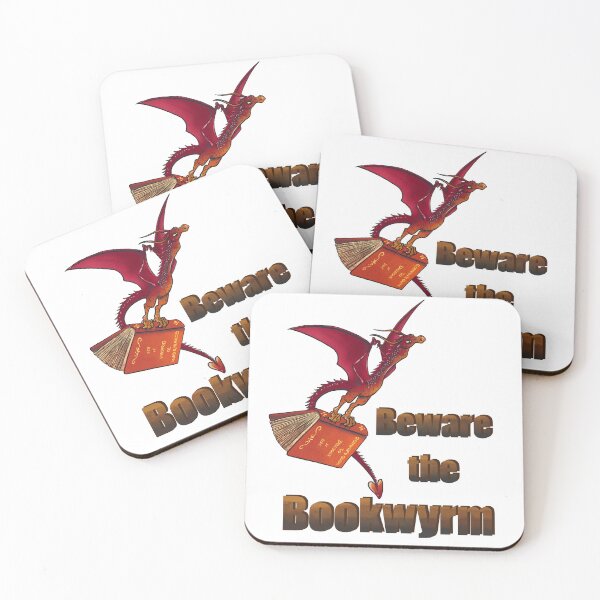 Item preview, Beware the Bookwyrm designed and sold by Deadbirdkitsch.