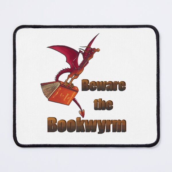 Item preview, Beware the Bookwyrm designed and sold by Deadbirdkitsch.