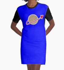 Retro Lego Weltraum Logo T-Shirt Kleid