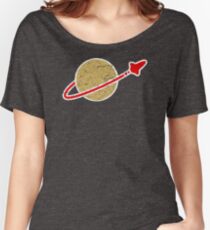 Retro Lego Space Logo Women's Relaxed Fit T-Shirt