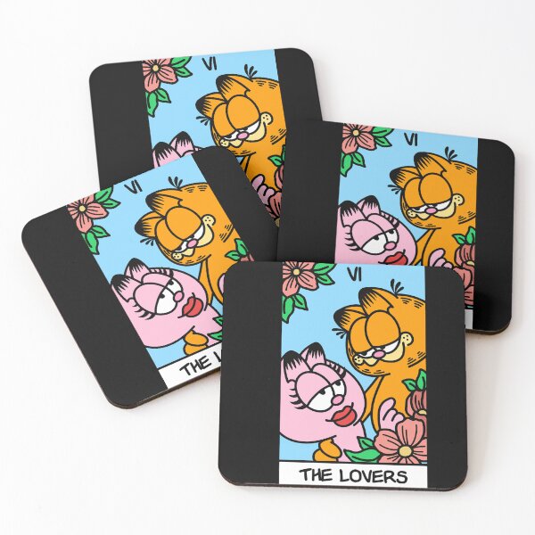 Item preview, the lovers tarot card but it's garfield and arlene  designed and sold by Bethiwn67.