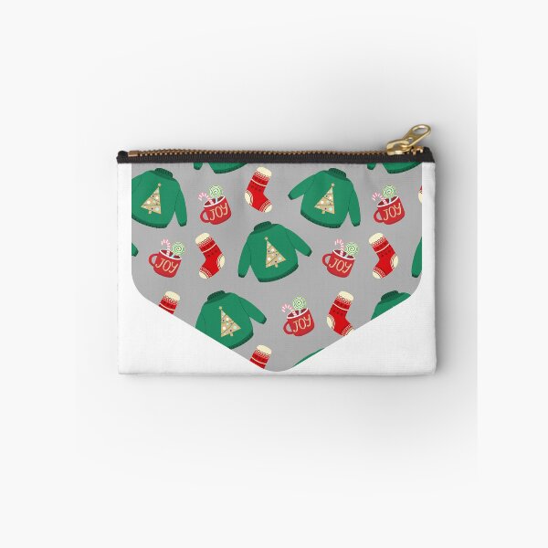 Item preview, Gray Stocking Christmas Pocket Print  designed and sold by edwinvisuals.
