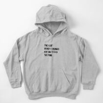 Sie haben Geld für Kriege, können aber die Armen nicht ernähren - Black Text Kinder Hoodie