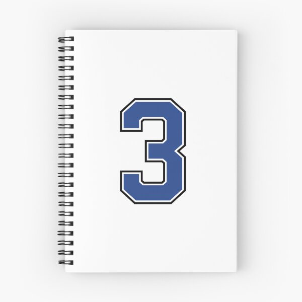 Item preview, Blue Number 3 lucky sports jersey three designed and sold by HeavyStyle.