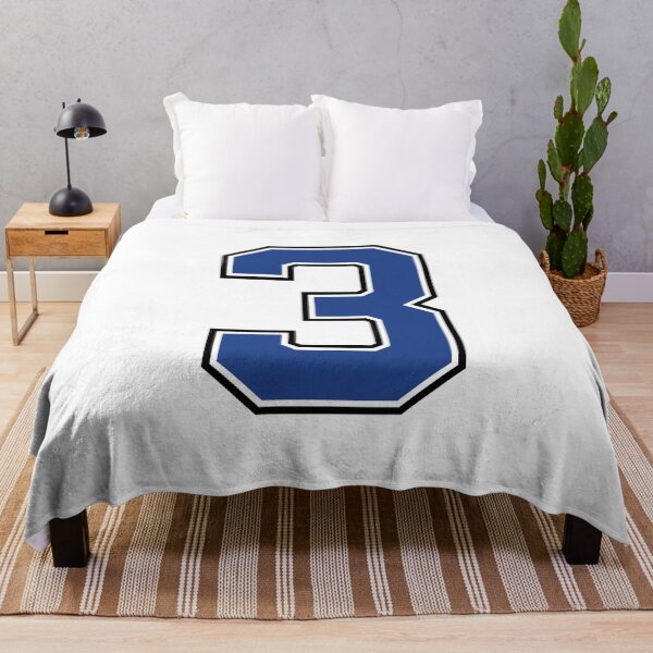 Item preview, Blue Number 3 lucky sports jersey three designed and sold by HeavyStyle.