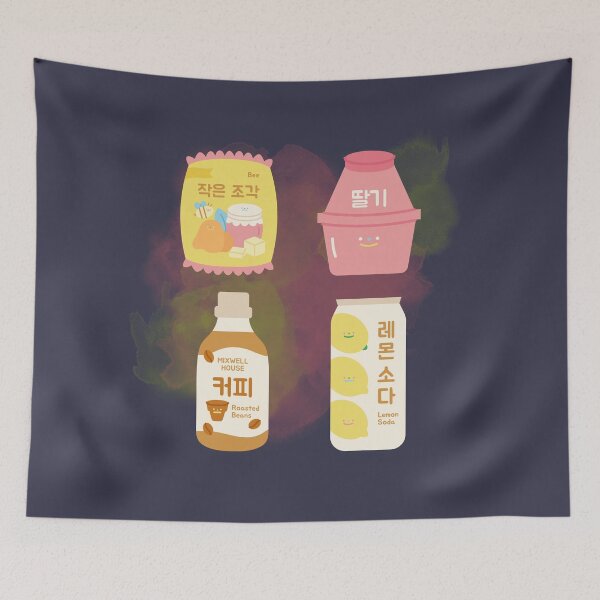 Item preview, Korean snacks Soju, Strawberry Yogurt, Carbonated Rice drink designed and sold by Keffy.