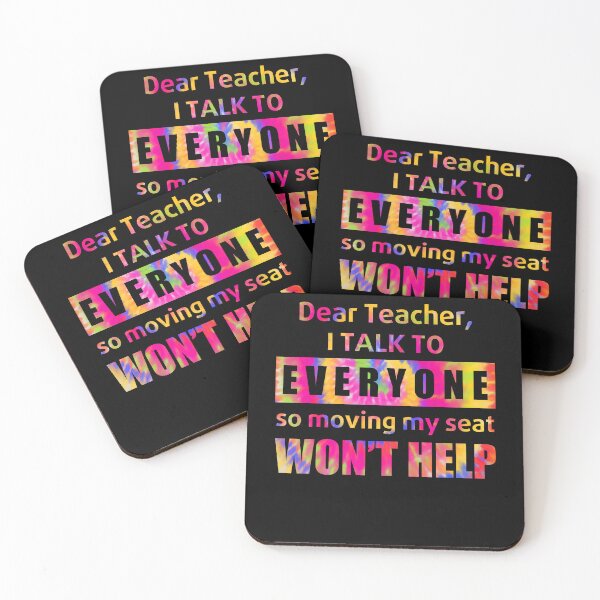 Item preview, Dear Teacher I Talk To Everyone Funny Back To School designed and sold by ElizabethWyland.