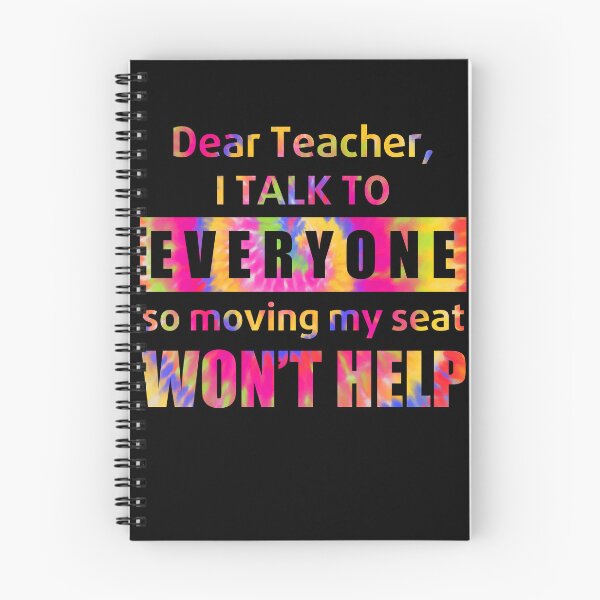 Item preview, Dear Teacher I Talk To Everyone Funny Back To School designed and sold by ElizabethWyland.