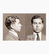 Lámina fotográfica Lucky Luciano Mugshot