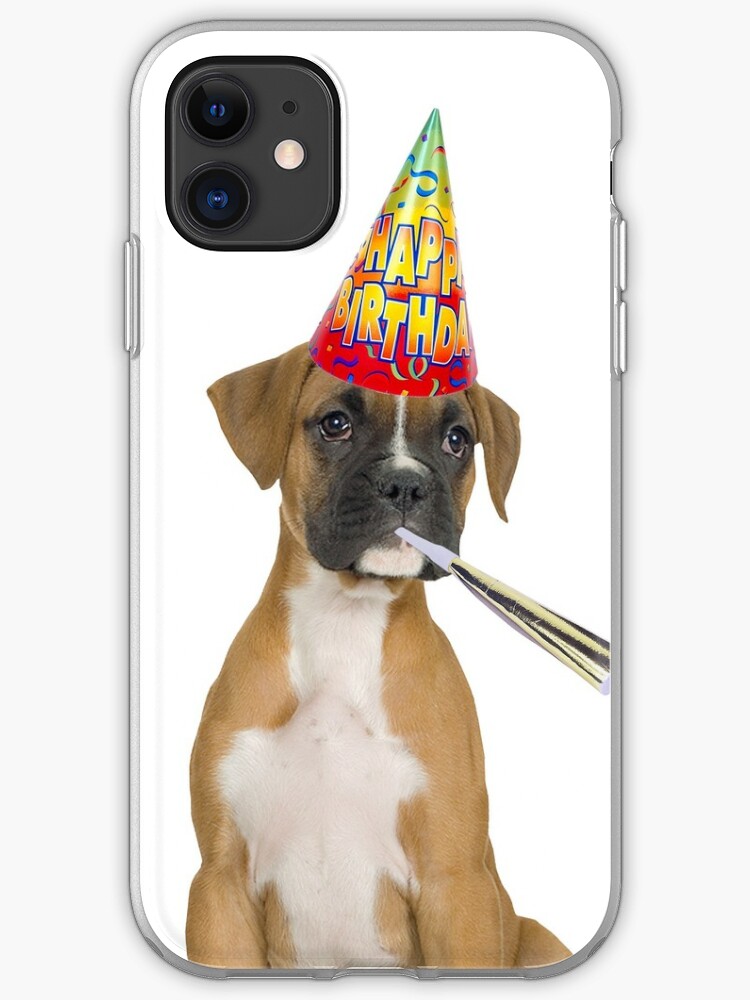 Coque Iphone Boxer Anniversaire Par Cafepretzel Redbubble