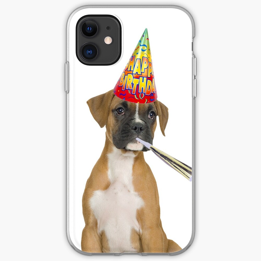 Coque Iphone Boxer Anniversaire Par Cafepretzel Redbubble