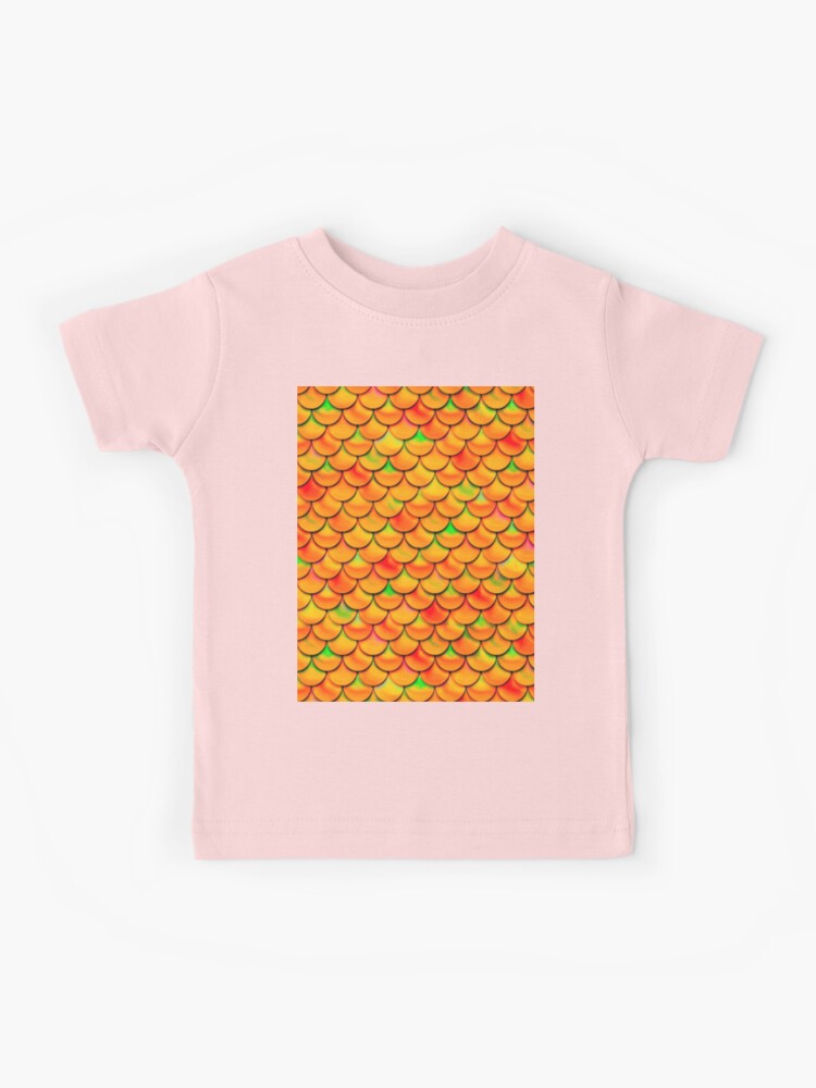 Orange Green Scales | Kids T-Shirt