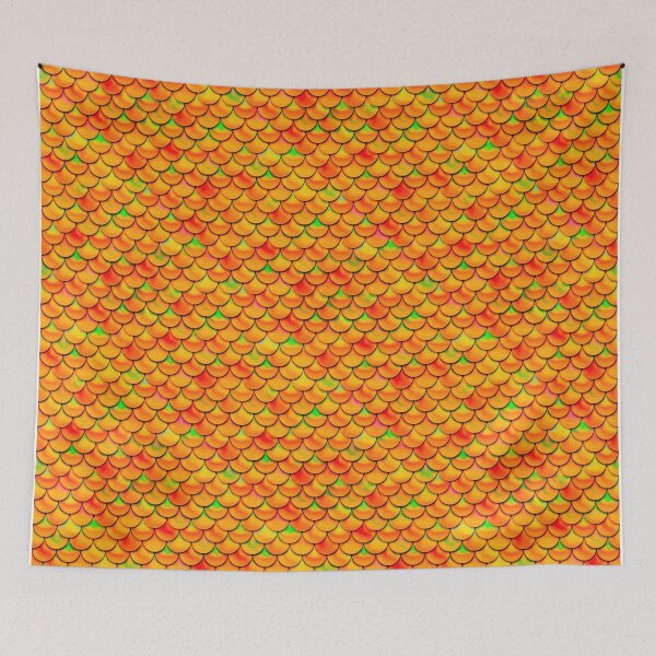 Item preview, Orange Green Scales designed and sold by Falln.