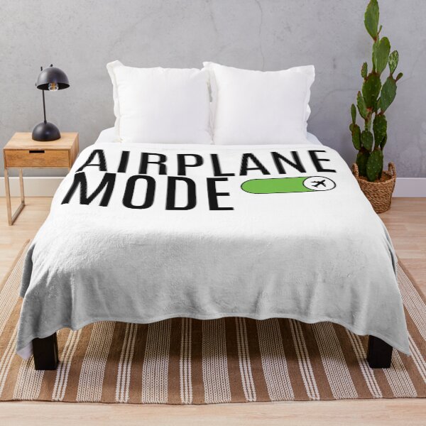 Item preview, Airplane Mode Travel Vacation Quote for Travellers Backpackers designed and sold by digitalsocial.