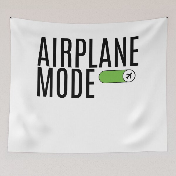 Item preview, Airplane Mode Travel Vacation Quote for Travellers Backpackers designed and sold by digitalsocial.