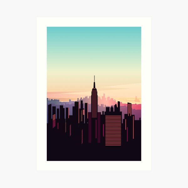 New york sunshine Art Print