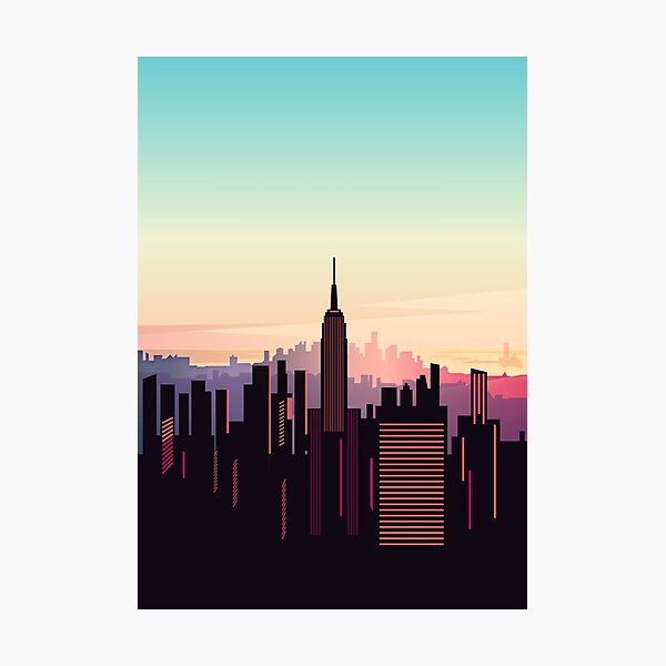 New york sunshine Photographic Print