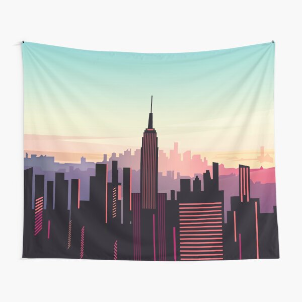 New york sunshine Tapestry