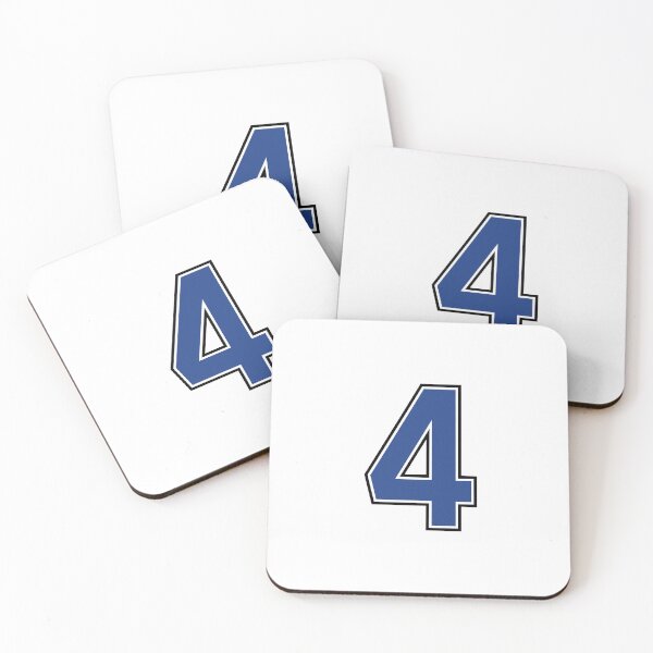 Item preview, Blue Number 4 lucky sports jersey four designed and sold by HeavyStyle.