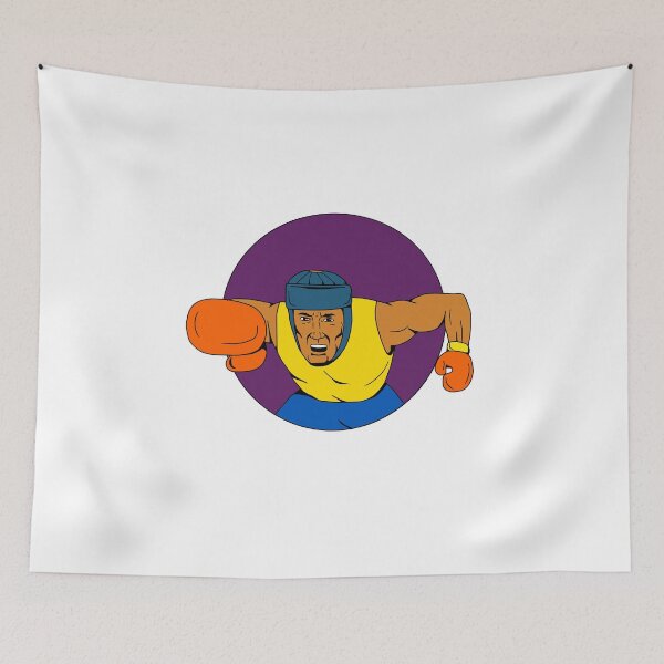 Item preview, Amateur Boxer Punching Circle Drawing designed and sold by patrimonio.