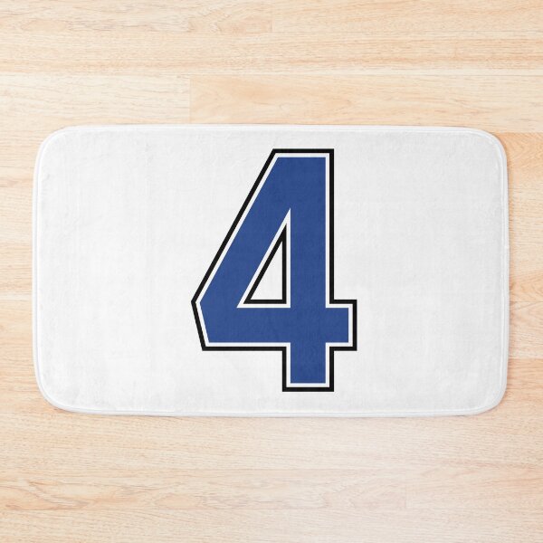Item preview, Blue Number 4 lucky sports jersey four designed and sold by HeavyStyle.