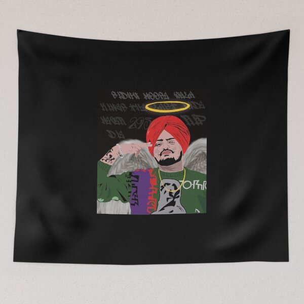 Item preview, sidhu moose wala angel Poster designed and sold by Streetshop79.