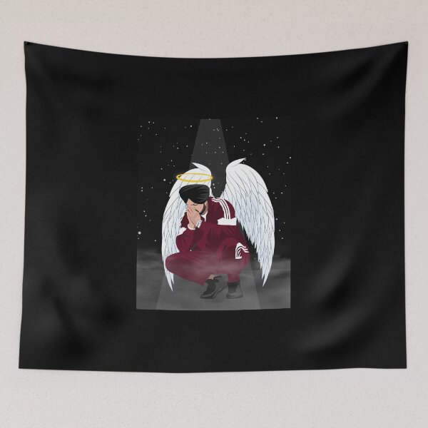Item preview, sidhu moose wala angel wings Poster designed and sold by Streetshop79.