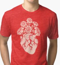 Blooming Heart Tri-blend T-Shirt