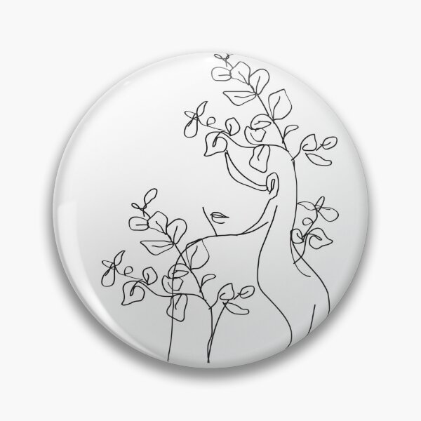 Item preview, Printable Beauty Face. Minimalist Girl Portrait Illustration Print designed and sold by DigiHouse.