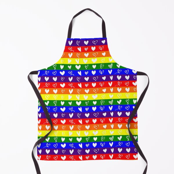 Item preview, LGBT white hearts designed and sold by Mello Official Store.
