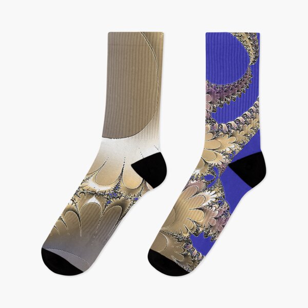 Item preview, Glowing Fractal | Elegant Blue and Gold | High Vibrational Design designed and sold by JillyJ05.