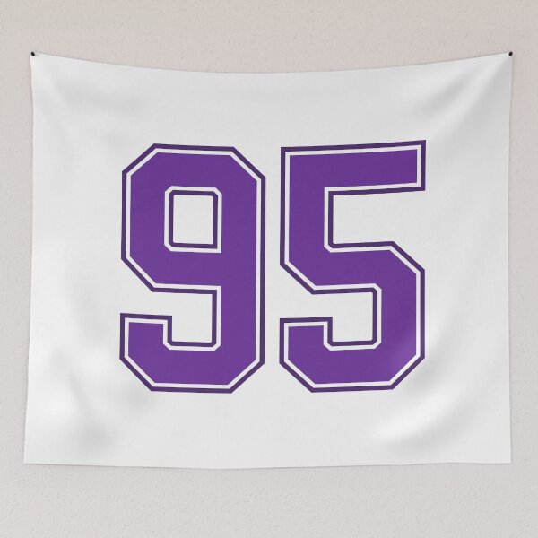 Item preview, Purple Number 95 lucky sports jersey ninety five designed and sold by HeavyStyle.