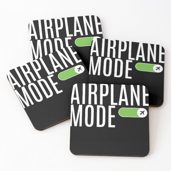 Item preview, Airplane Mode On Flight Mode Travel Vacation Quote for Travellers Backpackers designed and sold by digitalsocial.