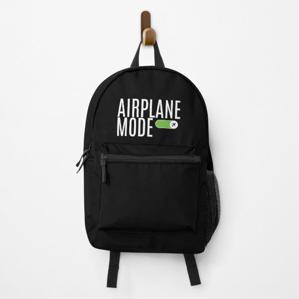 Item preview, Airplane Mode On Flight Mode Travel Vacation Quote for Travellers Backpackers designed and sold by digitalsocial.